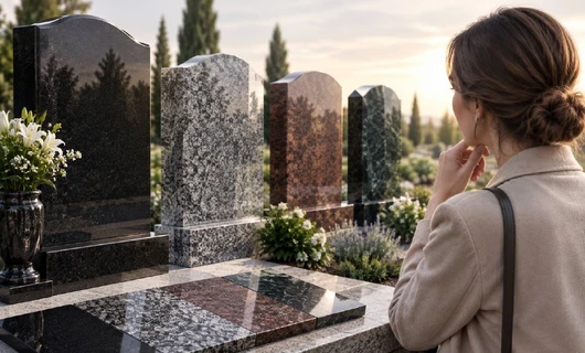 Цвет и оттенок гранита: как выбор породы влияет на восприятие памятника